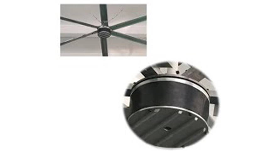 Electric DC Motor for Big Industrial Ceiling Fan Manufacturer Supplies