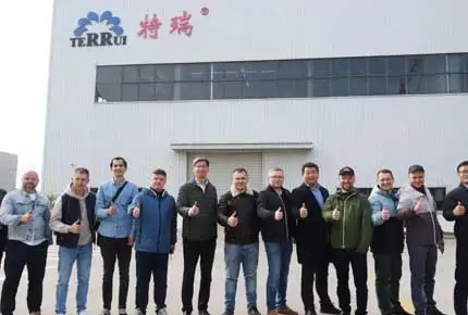 Shanghai Terrui Welcomed the Customer Team from the Russian Branch to Visit the Factory