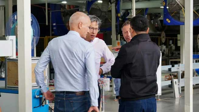 On October 10 2023 the German Customer Visited Terrui Factory for a Site Visit