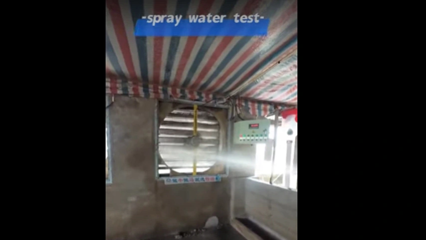 spray water test