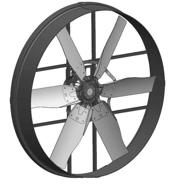 86'' Circular Panel Fan