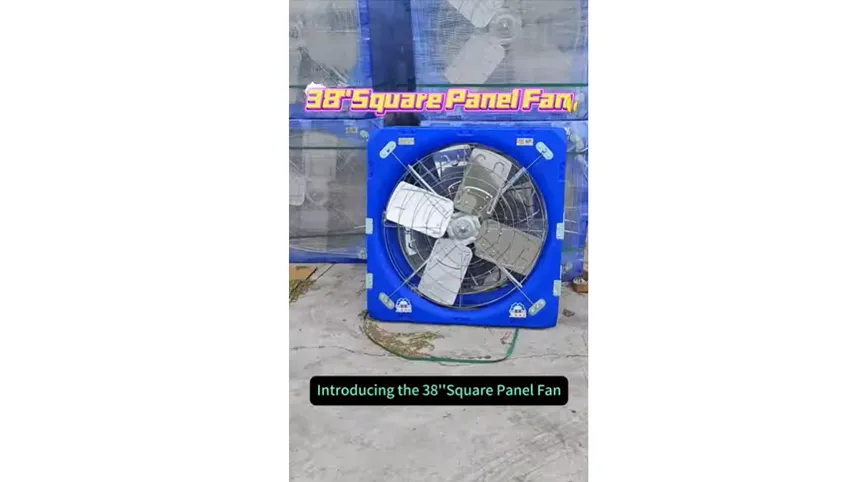 Video Showcase of 38''Square Panel Fan1