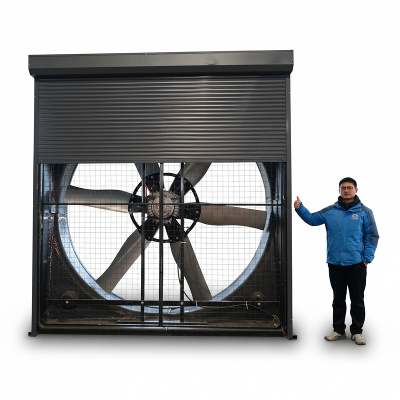 FRP Exhaust Fan unit purging VOC concentrations in a high-bay facility. FRP Exhaust Fan unit purging VOC concentrations in a high-bay facility.